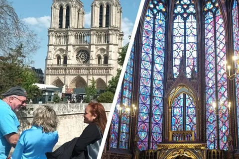 Notre Dame Exterior Walking Tour with Sainte Chapelle