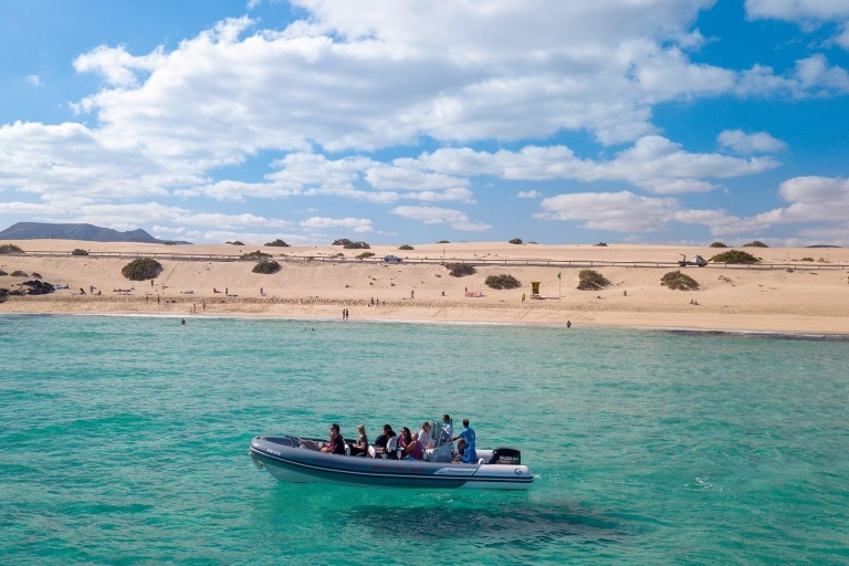 Fuerteventura : Île Lobos Billet aller-retour en hors-bord