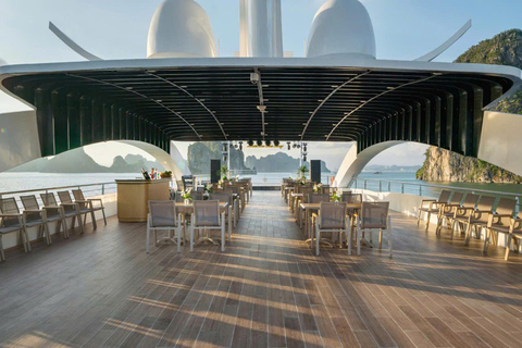 Ha Long Bay: Leona Cruise 6 Star Day Ship with Lunch