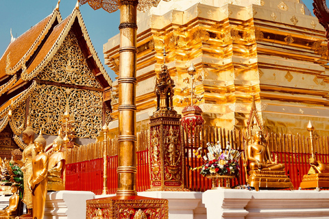 Chiang Mai: Doi Suthep Temple Night Tour with Thai Massage Convenient Hotel Pickup & Thai Massage