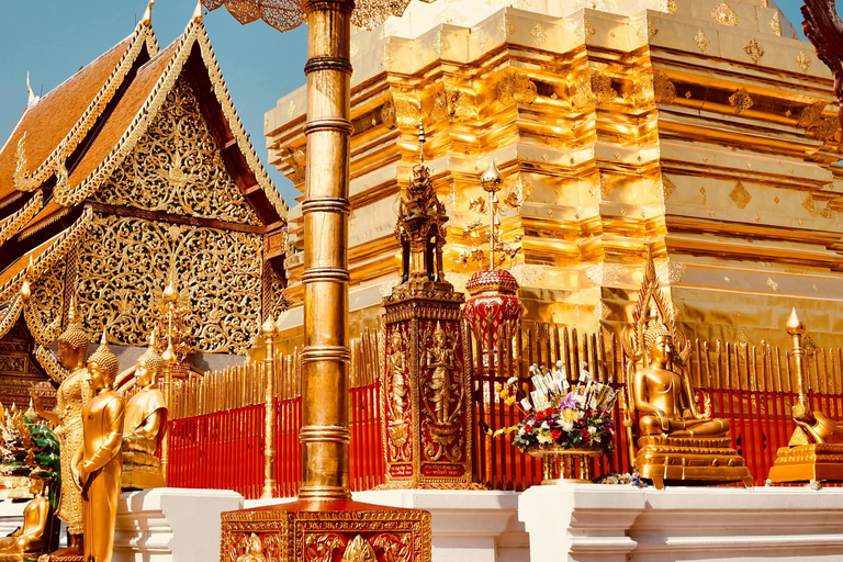 Chiang Mai: Doi Suthep Temple Night Tour with Thai Massage Convenient Hotel Pickup & Thai Massage