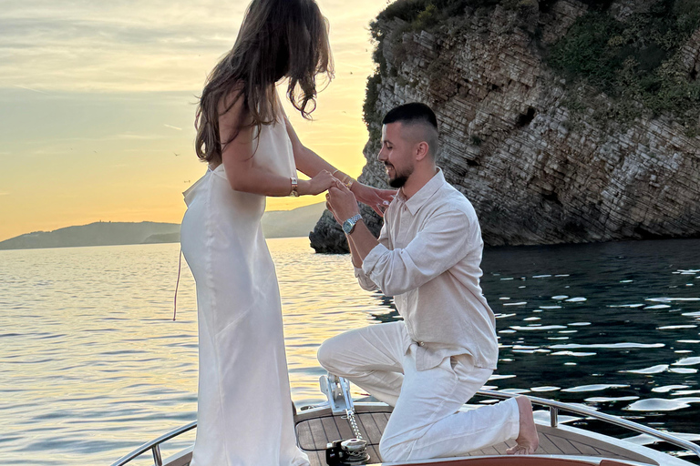 Budva: Private Luxury Boat Tour with Skipper All day VIP tour