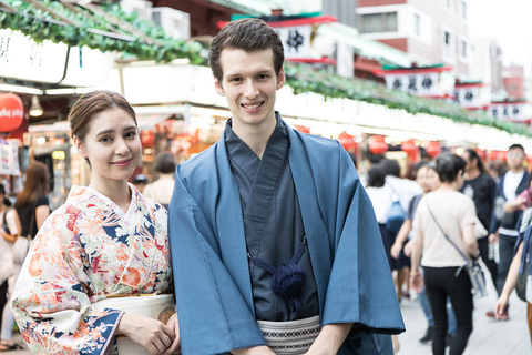 Tokyo: Guided Walking Tour with Kimono Experience