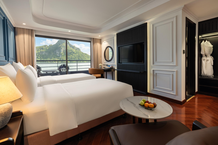 Ha Long Bay on A Luxury 6-star Cruise 2D1N and 3D2N HA LONG BAY 3D2N & SHARED TRANSFER (ROUND TRIP)