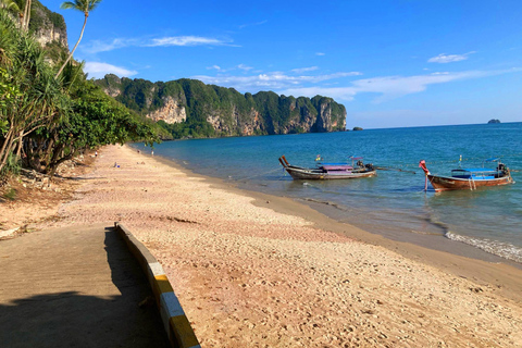 Krabi: Unieke privévaart met tijgergrot tempel &amp; cafés