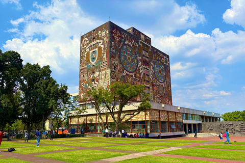 Mexico-Stad: wandeltour over de campus van de UNAM met gidsMexico-Stad: wandeltour met gids over de campus van de UNAM