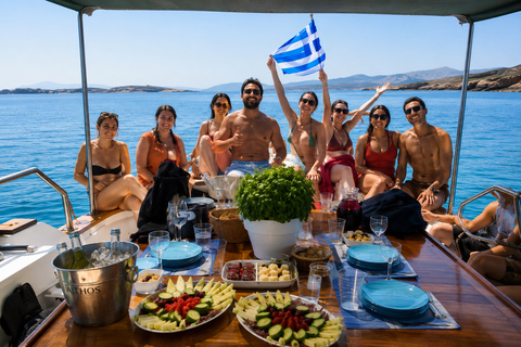 Paros: Naoussa Bay Cruise with Swim Stops and Sunset Option