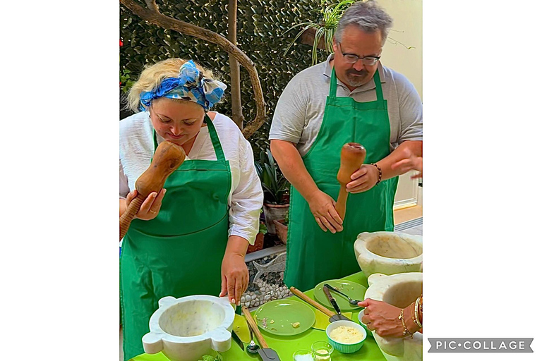 Genoa: Pesto and Walnut Sauce Lesson with World Champion and Ligurian Menu