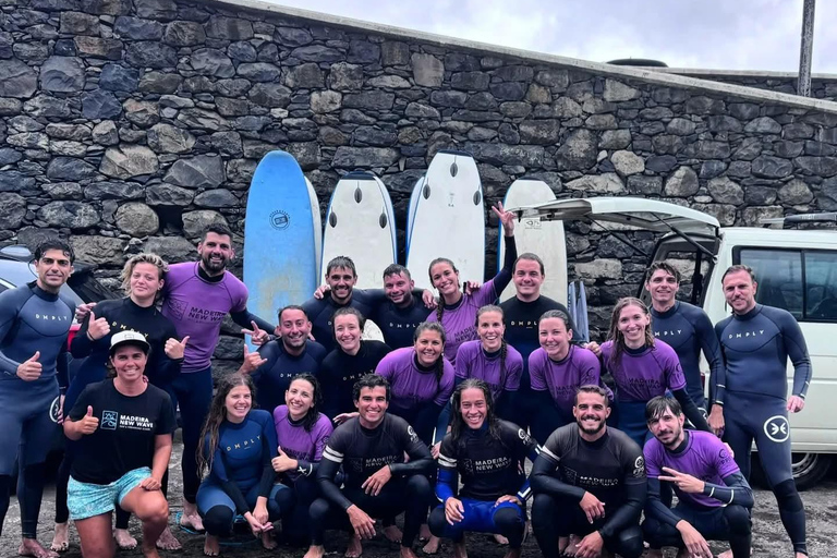 Surfing Lessons With Amazing Instructors in Madeira Island