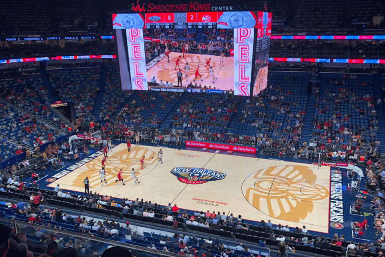 New Orleans: New Orleans Pelicans Basketball Game Ticket Floor