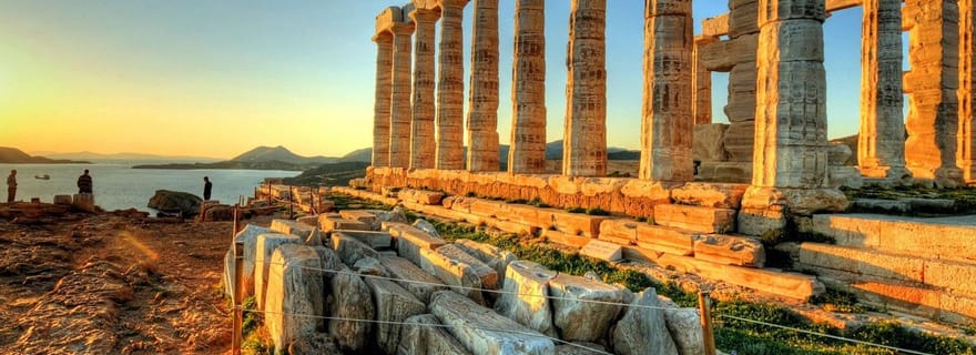 Au départ d'Athènes : Excursion privée au coucher de soleil au Cap Sounion avec transfert