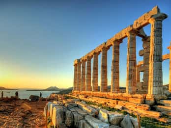 Z Aten: prywatna wycieczka po zachodzie słońca na przylądek Sounion z transferem