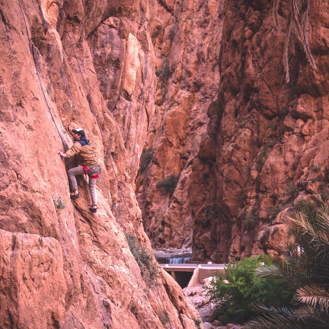 Maroc : voyage d'escalade avec guide, hébergement et repas
