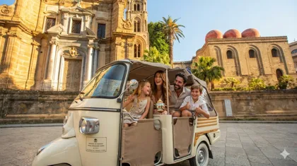 Tour mit dem Ape Tuk Tuk in Palermo Tour mit dem Ape Tuk Tuk in Palermo