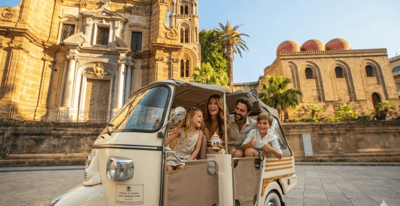 Ape Tuk Tuk Tour in Palermo
