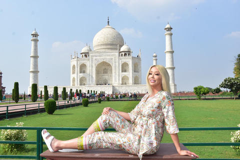 Agra : Taj Mahal with Mausoleum Fast Entry Private Tour Only Tour Guide For Taj Mahal
