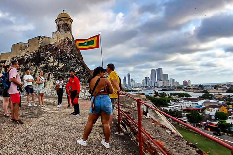 Excursão a pé gratuita ao Castelo de San Felipe de Barajas em Cartagena