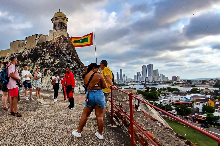 Bezpłatna wycieczka piesza do zamku San Felipe de Barajas w Cartagenie