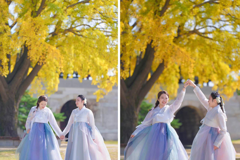 Royal Hanbok Dress-Up & Professional Photoshoot Experience
