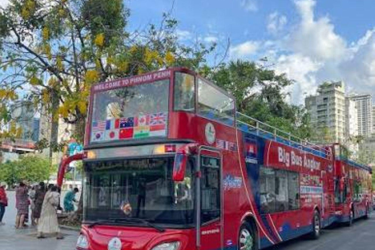 Phnom Penh: Sunset Cruise with Big Bus Angkor Tour Ticket Phnom Penh: Boat Sunset Cruise & FREE Big Bus Angkor tour