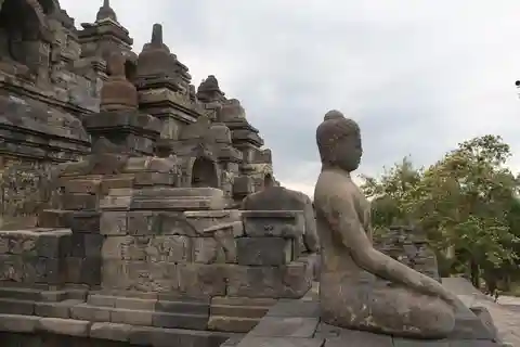 Yogyakarta: Nascer do sol em Borobudur, Merapi e Prambanan Dia inteiro