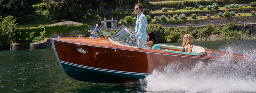 Bateau Riva Excursion d'une heure dans les îles Borromées
