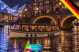Amsterdam: Bootsfahrt zum Amsterdam Light Festival auf Deutsch