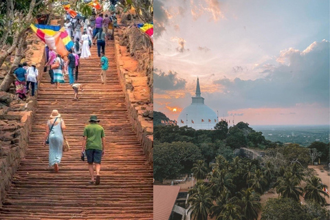 Anuradhapura: Kaludiya Pokuna, Mihintale Sunset Tuk-Tuk Tour