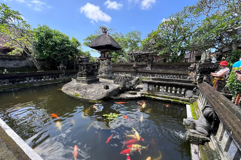 The Oldest Village Temple in Bali & Learn How to Make Canang Sukawati Temple, Tirta Empul, Rice terrace, Abian Kusma Sari