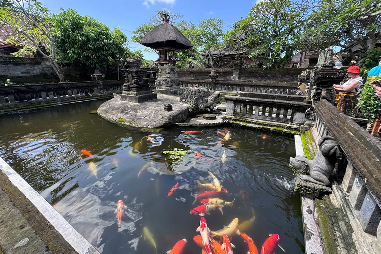The Oldest Village Temple in Bali & Learn How to Make Canang Sukawati Temple, Tirta Empul, Rice terrace, Abian Kusma Sari