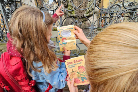 Tour enigmistico per bambini con zaino enigmistico Bamberg: il Sams