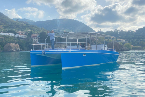 Cefalù: Coast-to-Coast Catamaran Tour
