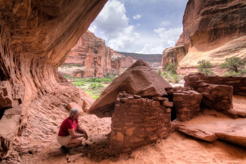 De Moab: visite combinée en 4x4 de Lavender Canyon et de la randonnée