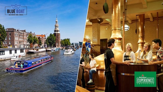 Amsterdam: 75 minute City Canal Cruise &amp; Heineken Experience