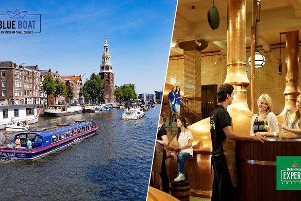 Амстердам: круиз Heineken с напитками и Heineken Experience