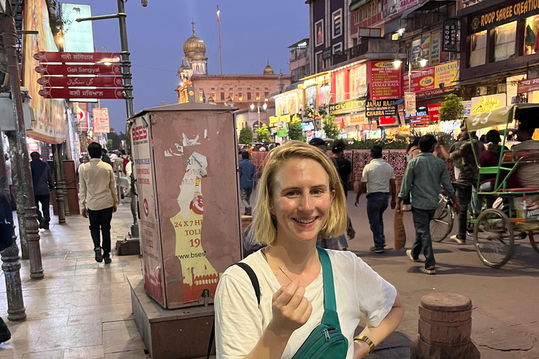 Caminhada gastronômica e patrimonial em Old Delhi