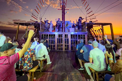 Spectacle de pirates à Puerto Vallarta +Dîner et Open Bar