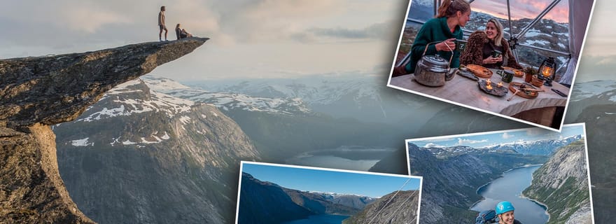Nuitée : Trolltunga, Via Ferrata, Sky Ladder, Glamping