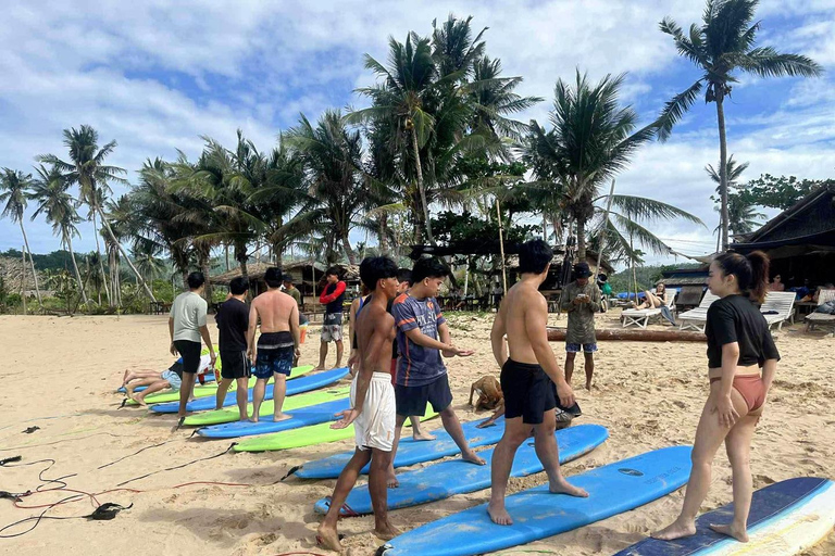 El Nido: Private Falls, Surf & Sunset Sailing Experience
