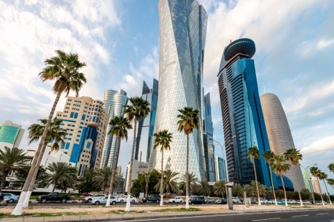 Vier uur - stadstour door Doha vanuit de cruisehaven van Doha.