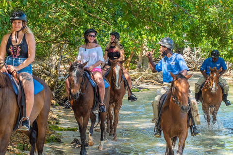 (Falmouth: Horseback Riding in the ocean & Bamboo Rafting