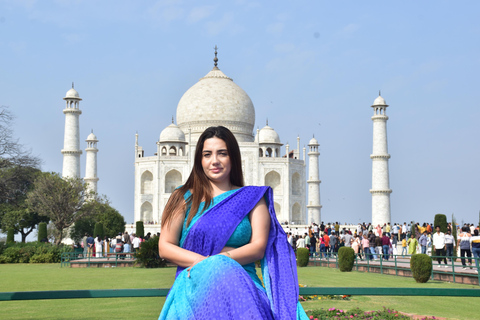 Vanuit Delhi: Taj Mahal Zonsopgang Tour met Olifant SOS