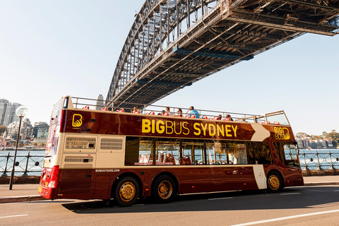 Sydney: Big Bus Hop-on-hop-off-bustour met gratis kindertickets24-uurs Hop-on, Hop-off ticket, kinderen gratis