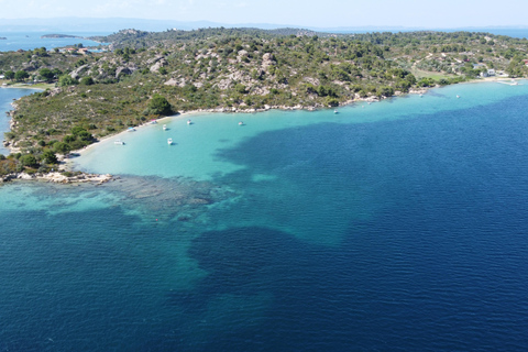 Tesalónica: excursión de un día en velero por Sithonia y DiaporosSalónica: excursión de un día en velero por Sithonia y Diaporos
