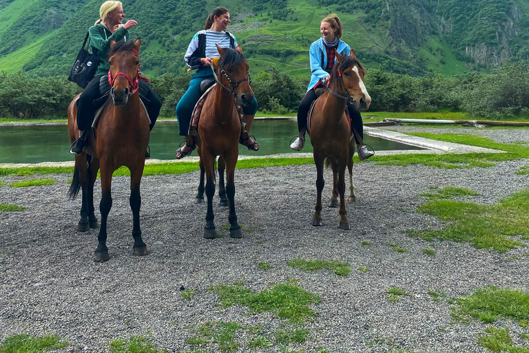 Kazbegi Horse Riding Tour to Arsha Waterfall