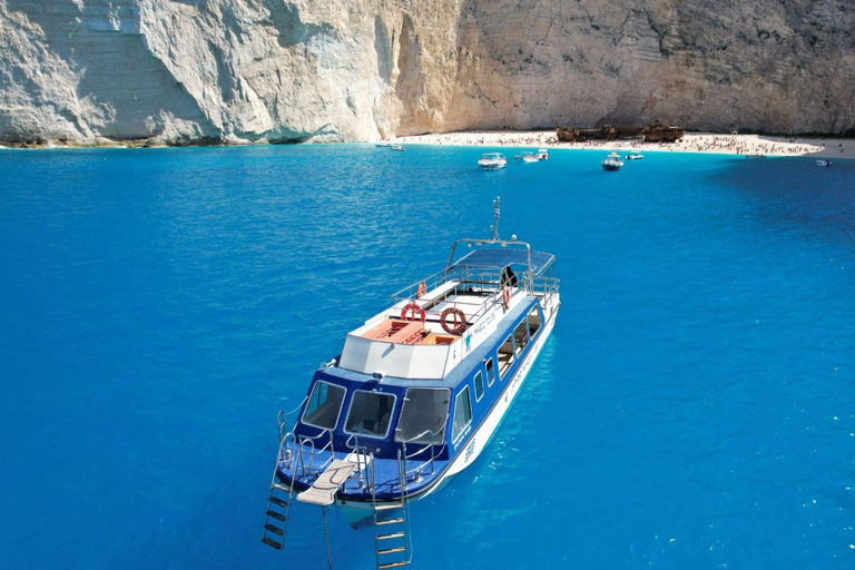 Navagio-Bucht Weißer Strand Westküste Porto Vromi Anafonitria