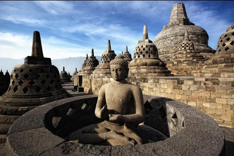 Visita guiada completa a Borobudur e Prambanan