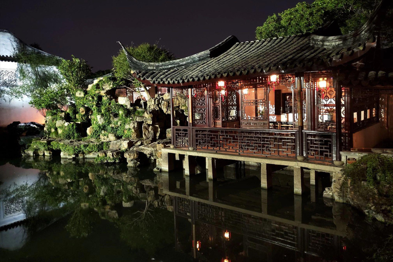 From Shanghai: Luzhi Ancient Town & Suzhou Night Tour