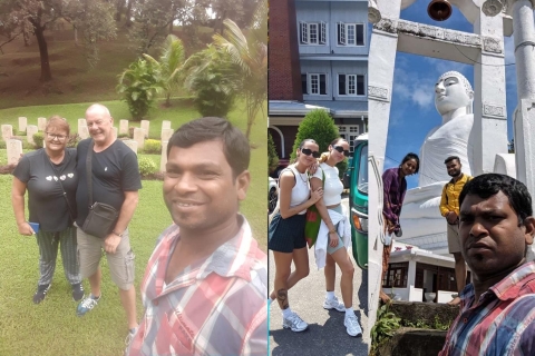 Depuis Colombo : Visite de la tour d'Ambuluwawa et de Pinnawala Kandy