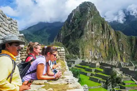 Tourguide in Machu Picchu auf Route 2